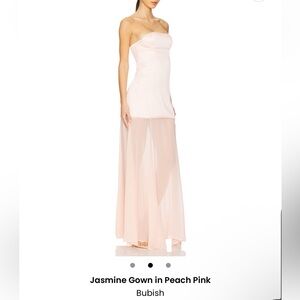 Bubish Jasmine Gown in peach pink size XS